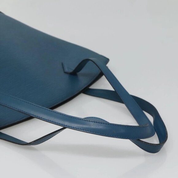 LOUIS VUITTON Epi Saint Jacques Shopping Shoulder Bag Blue M52275 LV Auth BA4972 - Picture 8 of 15